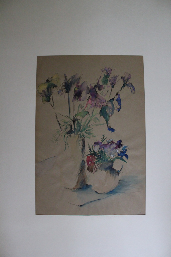 Aquarell, "Blumenstillleben", Ende 70-er Jahre, 46 x 31,5
