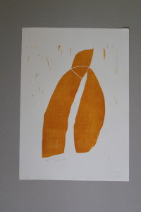 Holzschnitt, "Form", 1987, 53,5 x 38