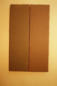WVZ 6-4-87, Acryl auf Spanplatte, "Sommer-Ich", 1987, 59 x 100