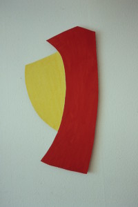 WVZ 3-3-93, Acryl auf Wellpappe, 1993, 43 x 86