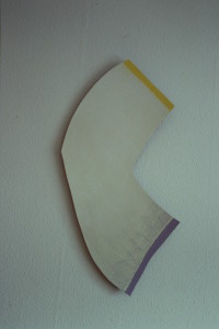 WVZ 9-3-93, Acryl auf Wellpappe, "geknickt", 1993, 53 x 78