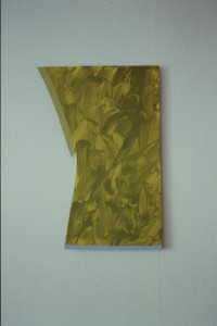 WVZ 41-3-93, Acryl auf Wellpappe, "Manhattan und Berlin", 1993, 46 x 67