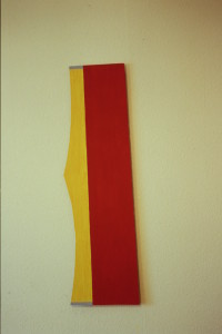 WVZ 38-3-93, Acryl auf Wellpappe, - ("flight"), 1993, 29 x 102