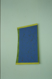 WVZ 2-5-93, Acryl auf Wellpappe, "Haus", 1993, 33 x 58