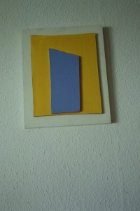 WVZ 42-5-93, Acryl auf Wellpappe auf Holz, - , 1993, 28,5 x 35