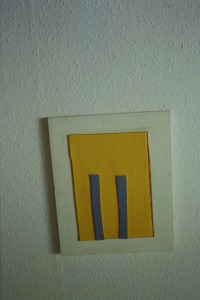 WVZ 46-5-93, Acryl auf Wellpappe auf Holz, - , 1993, 28 x 35