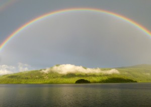 Regenbogen, Insel