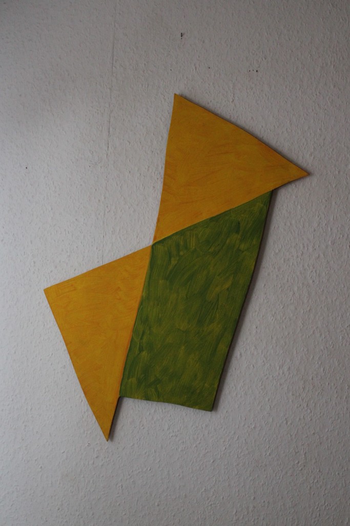 WVZ 2-1-18, Acryl auf Sperrholz, "ausgleichen (Oben - Unten), 2018, ca. 48 x 63