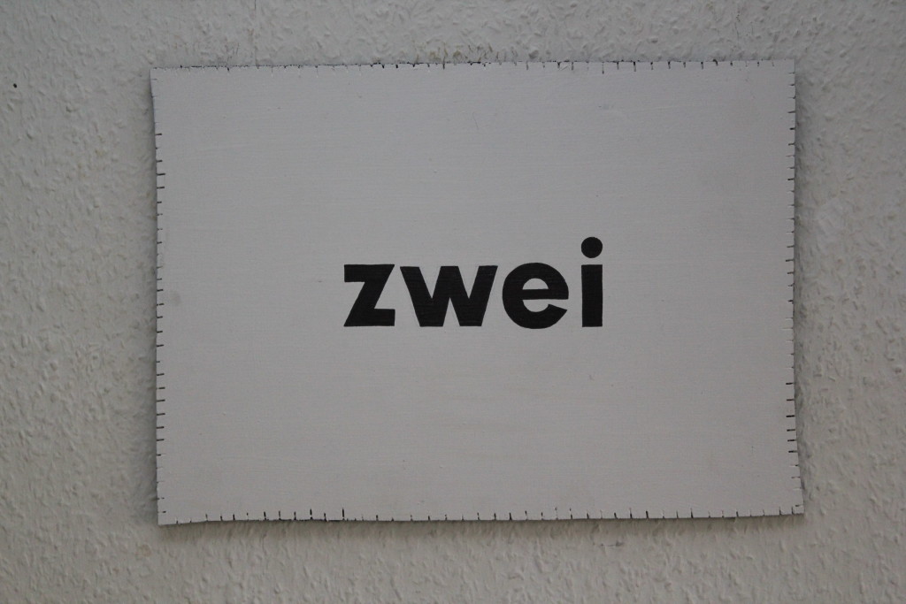 WVZ 2-2-18, Acryl, Faserstift auf Sperrholz, "Frucht-Objekt: "Zwei", 2018, 38,5 x 27.5